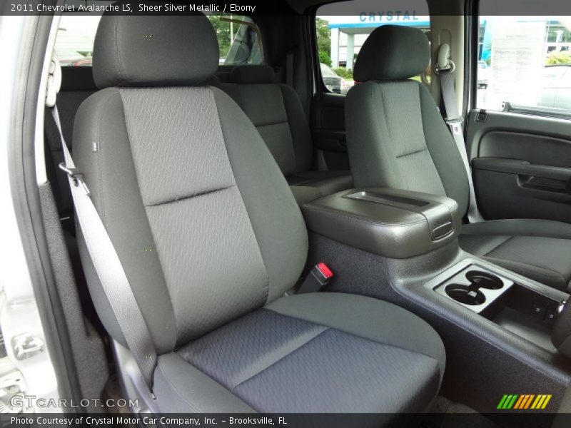 Sheer Silver Metallic / Ebony 2011 Chevrolet Avalanche LS