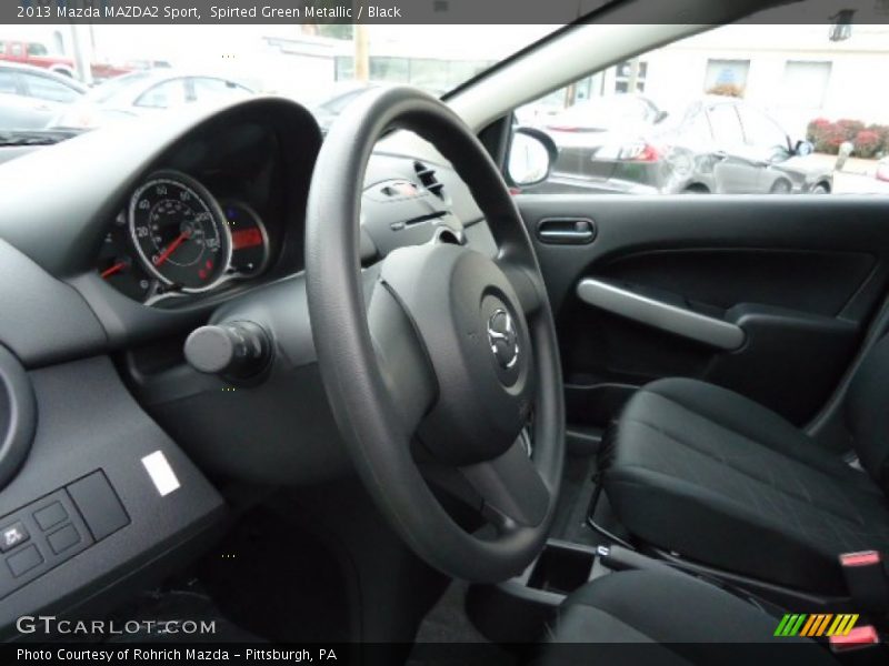 Spirted Green Metallic / Black 2013 Mazda MAZDA2 Sport