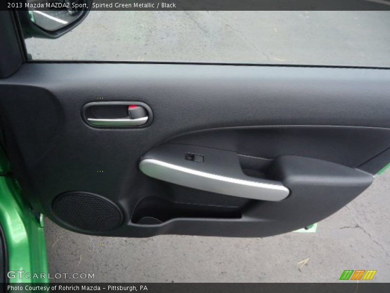 Spirted Green Metallic / Black 2013 Mazda MAZDA2 Sport