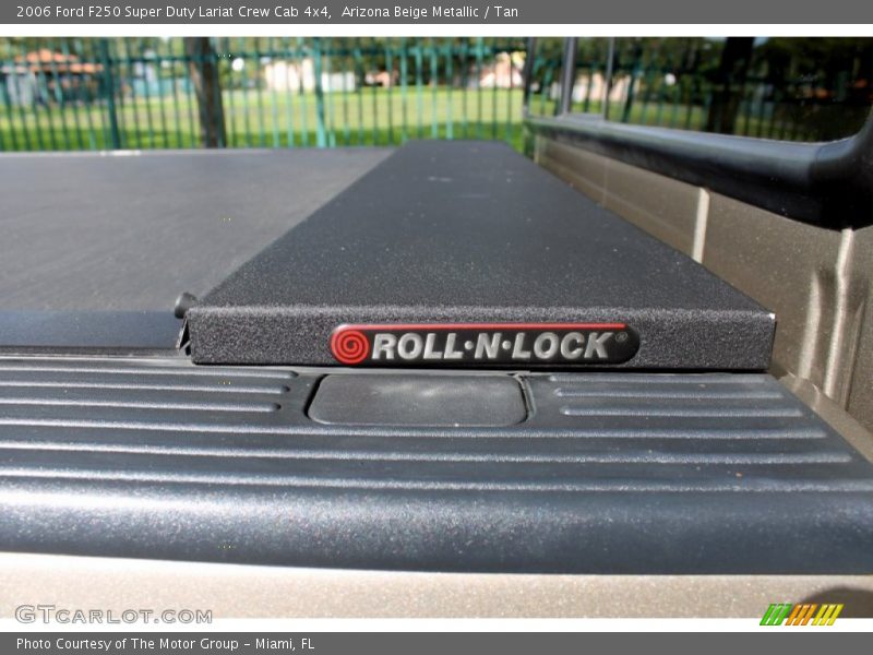 Arizona Beige Metallic / Tan 2006 Ford F250 Super Duty Lariat Crew Cab 4x4