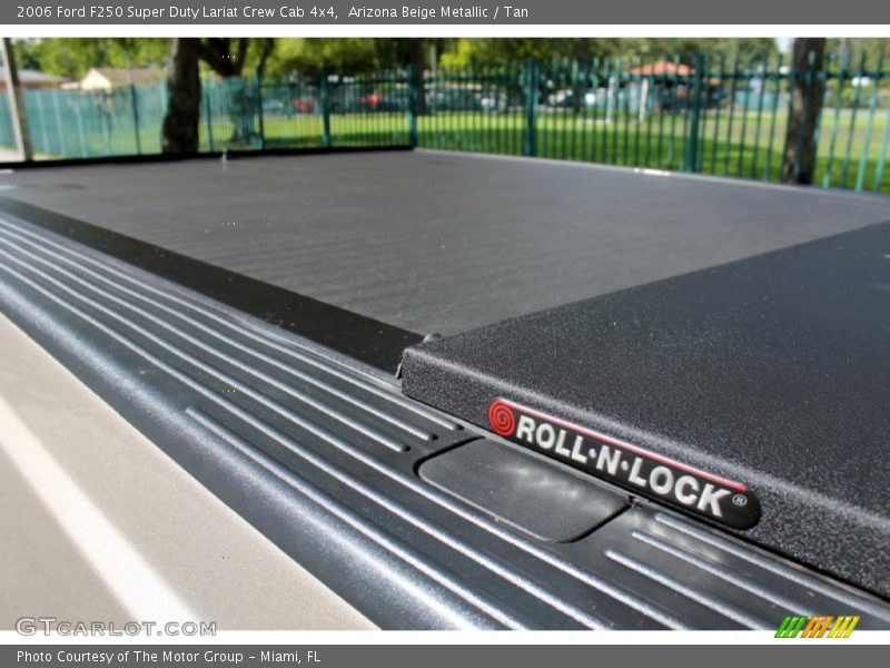 Arizona Beige Metallic / Tan 2006 Ford F250 Super Duty Lariat Crew Cab 4x4