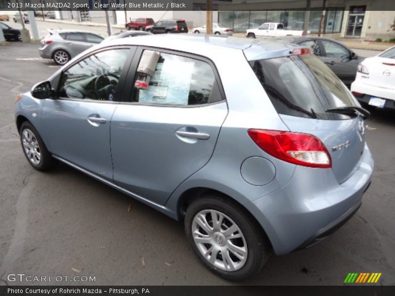 Clear Water Blue Metallic / Black 2013 Mazda MAZDA2 Sport