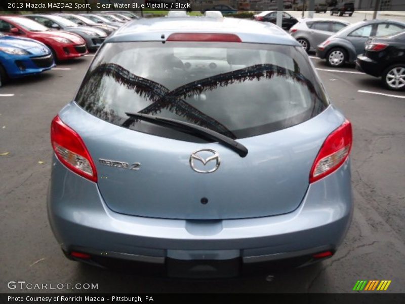 Clear Water Blue Metallic / Black 2013 Mazda MAZDA2 Sport