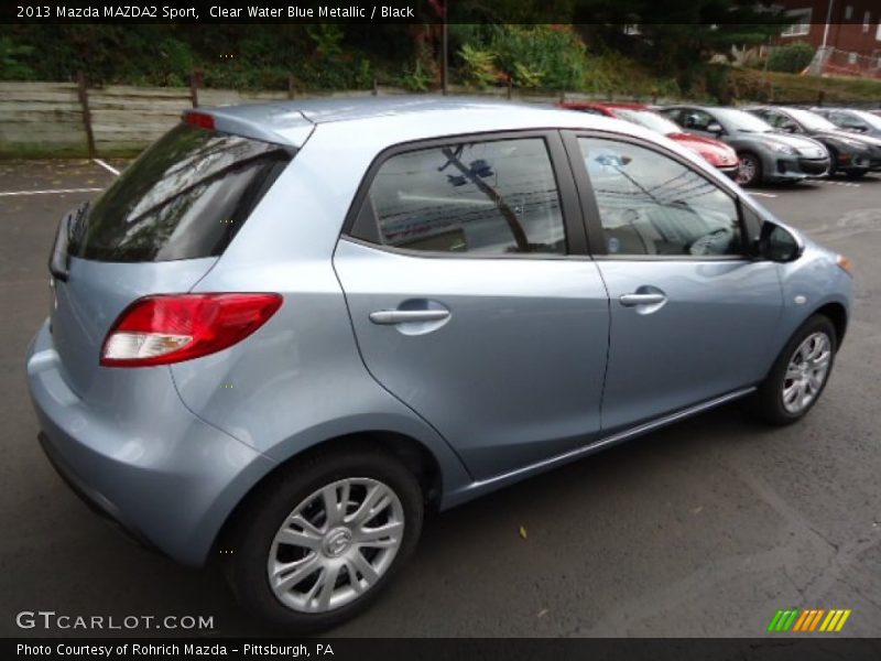 Clear Water Blue Metallic / Black 2013 Mazda MAZDA2 Sport