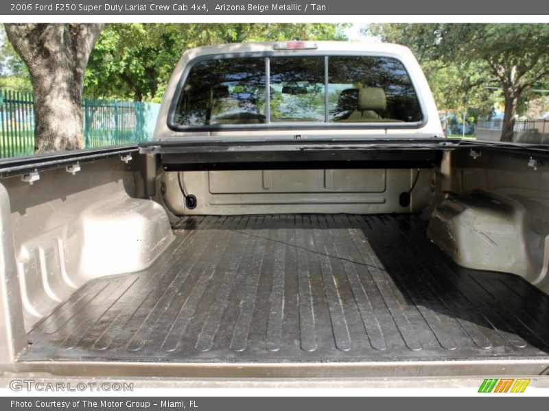 Arizona Beige Metallic / Tan 2006 Ford F250 Super Duty Lariat Crew Cab 4x4