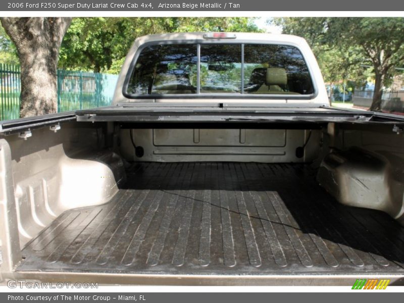 Arizona Beige Metallic / Tan 2006 Ford F250 Super Duty Lariat Crew Cab 4x4