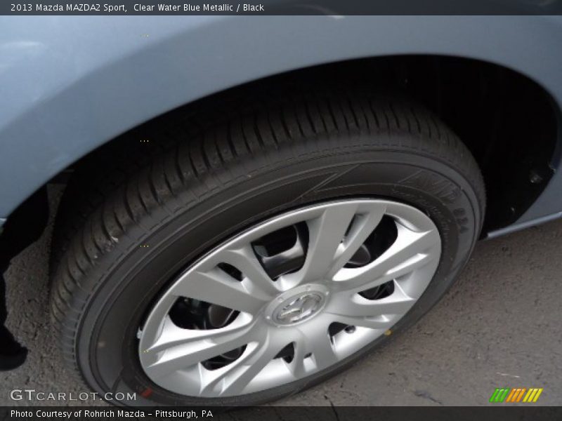 Clear Water Blue Metallic / Black 2013 Mazda MAZDA2 Sport