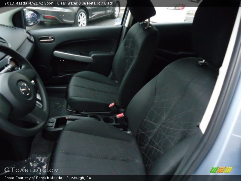 Clear Water Blue Metallic / Black 2013 Mazda MAZDA2 Sport