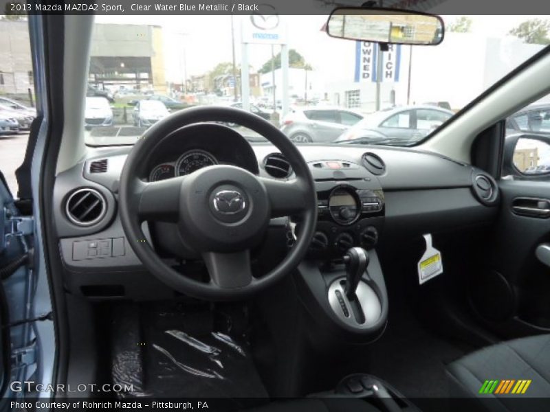 Clear Water Blue Metallic / Black 2013 Mazda MAZDA2 Sport