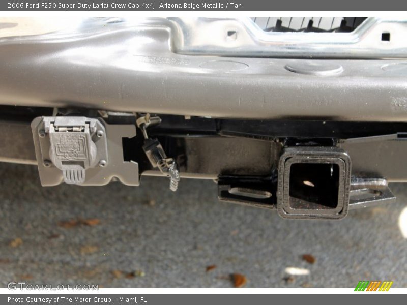 Arizona Beige Metallic / Tan 2006 Ford F250 Super Duty Lariat Crew Cab 4x4