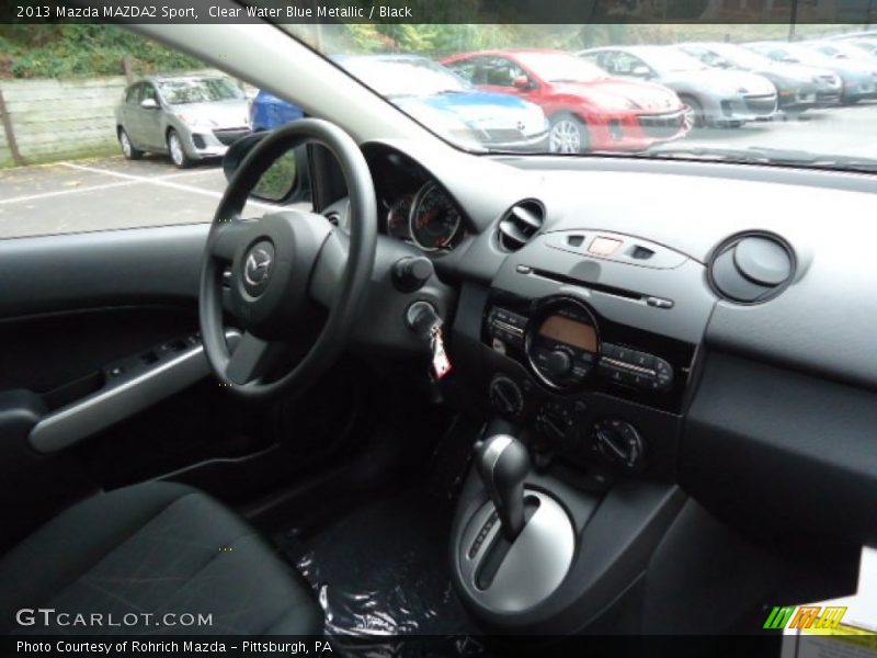 Clear Water Blue Metallic / Black 2013 Mazda MAZDA2 Sport