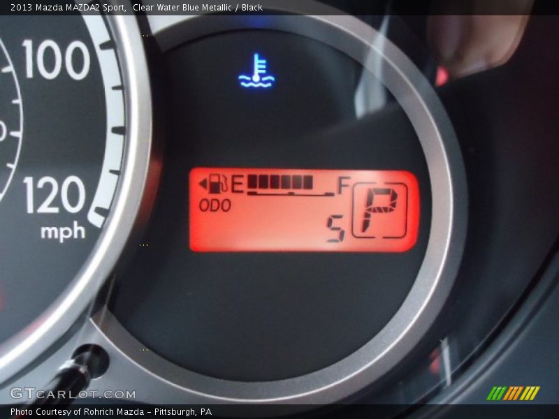 Clear Water Blue Metallic / Black 2013 Mazda MAZDA2 Sport