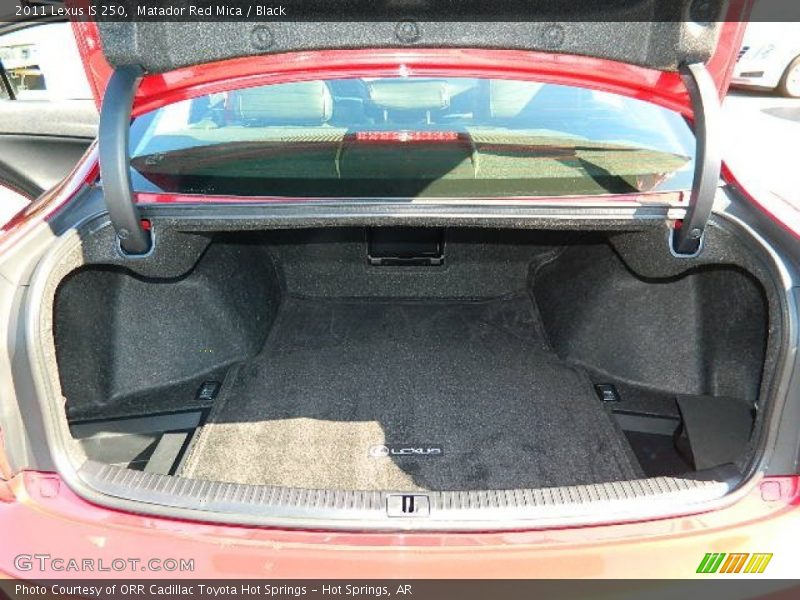 Matador Red Mica / Black 2011 Lexus IS 250