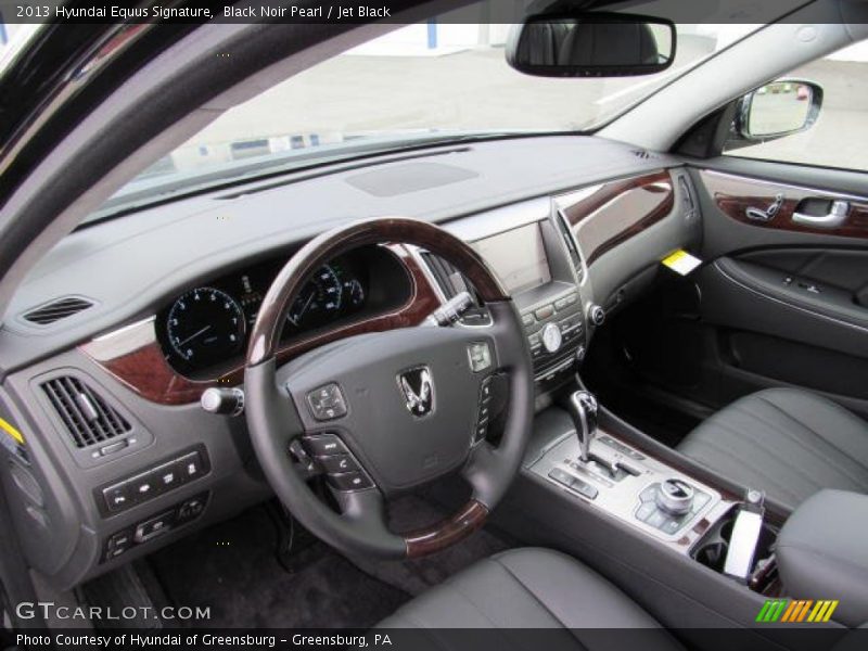 Jet Black Interior - 2013 Equus Signature 