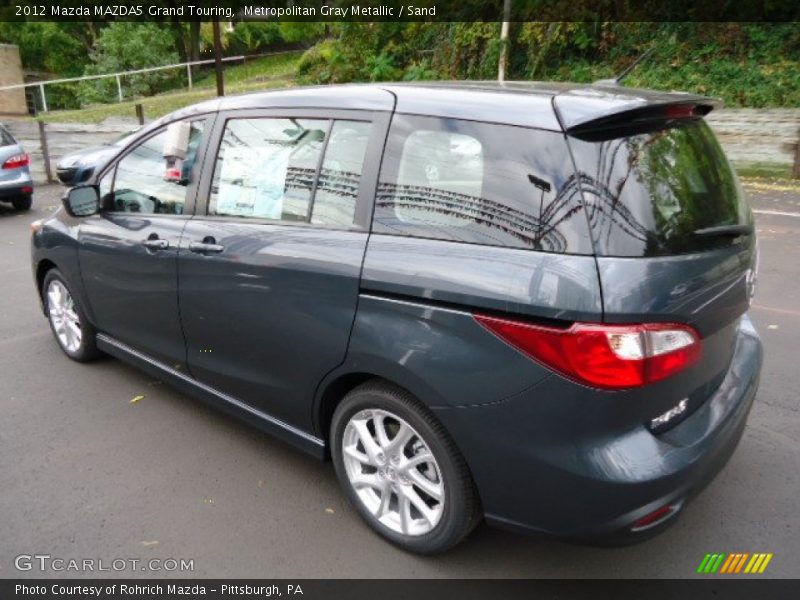 Metropolitan Gray Metallic / Sand 2012 Mazda MAZDA5 Grand Touring