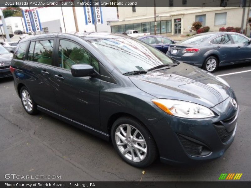 Metropolitan Gray Metallic / Sand 2012 Mazda MAZDA5 Grand Touring