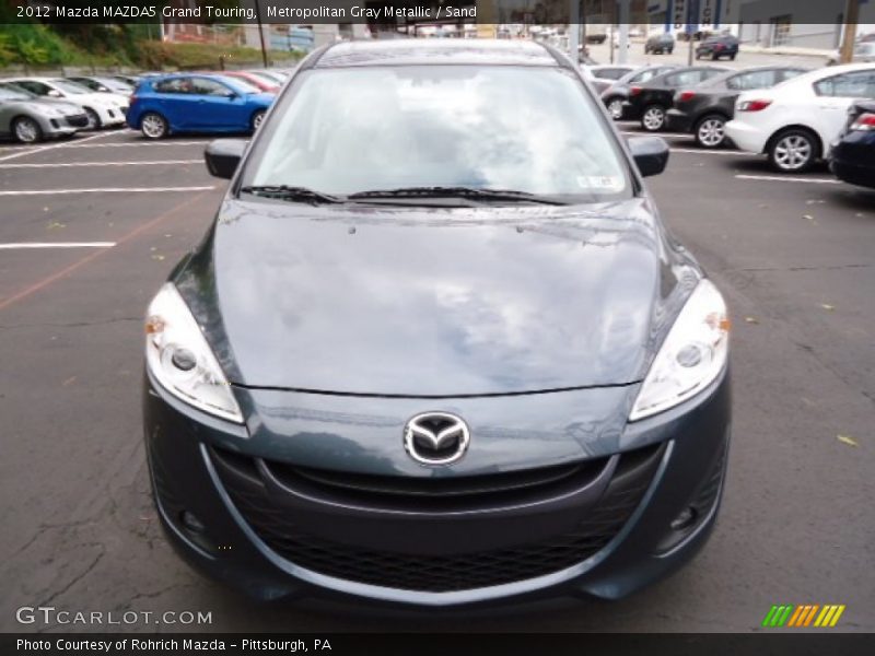 Metropolitan Gray Metallic / Sand 2012 Mazda MAZDA5 Grand Touring