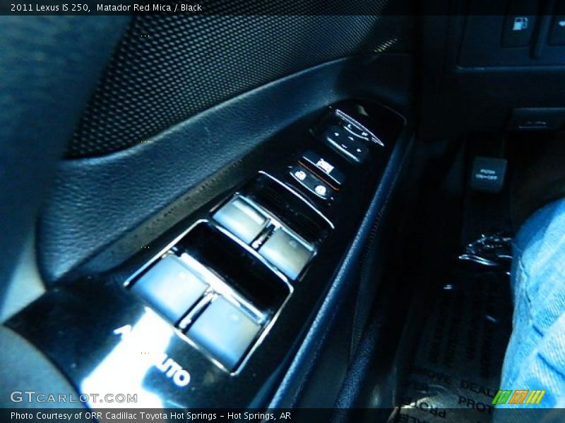 Matador Red Mica / Black 2011 Lexus IS 250