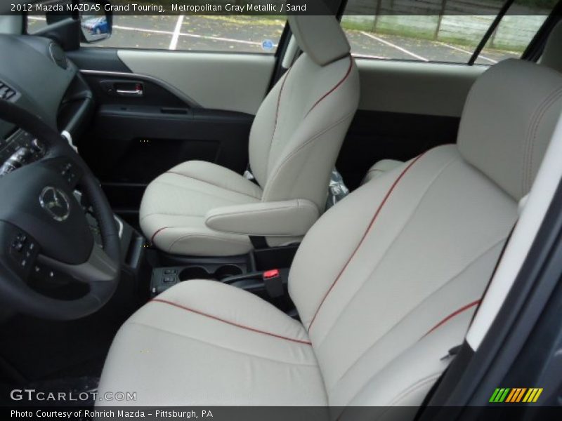Metropolitan Gray Metallic / Sand 2012 Mazda MAZDA5 Grand Touring