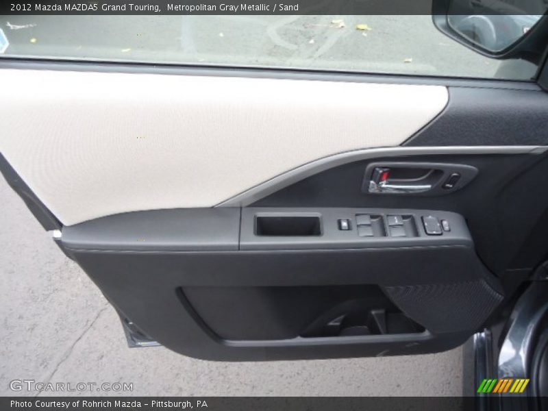 Metropolitan Gray Metallic / Sand 2012 Mazda MAZDA5 Grand Touring