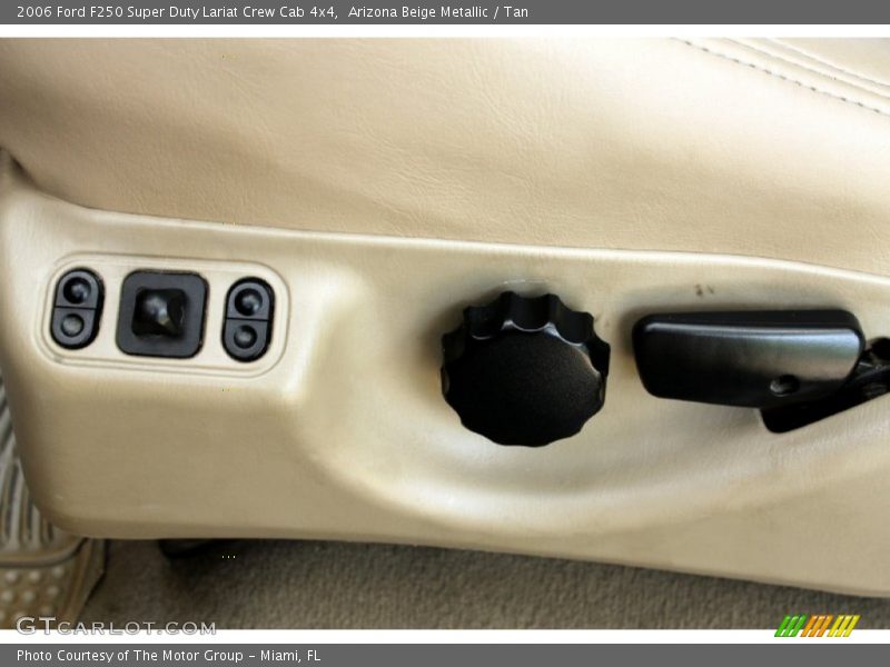 Arizona Beige Metallic / Tan 2006 Ford F250 Super Duty Lariat Crew Cab 4x4