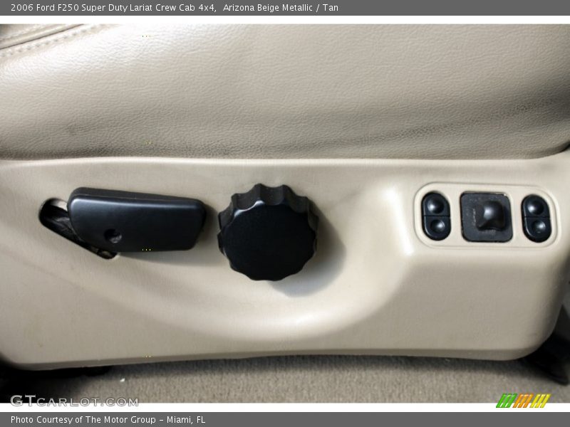 Arizona Beige Metallic / Tan 2006 Ford F250 Super Duty Lariat Crew Cab 4x4
