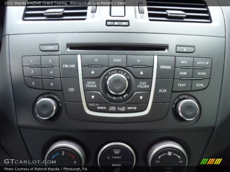 Metropolitan Gray Metallic / Sand 2012 Mazda MAZDA5 Grand Touring