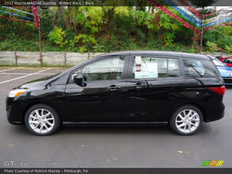 Brilliant Black / Black 2012 Mazda MAZDA5 Touring