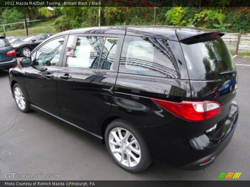 Brilliant Black / Black 2012 Mazda MAZDA5 Touring