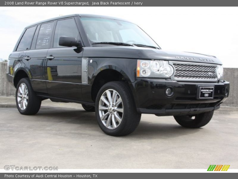 Java Black Pearlescent / Ivory 2008 Land Rover Range Rover V8 Supercharged
