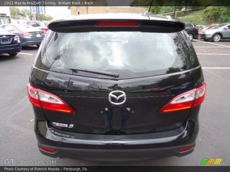 Brilliant Black / Black 2012 Mazda MAZDA5 Touring
