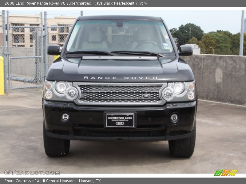 Java Black Pearlescent / Ivory 2008 Land Rover Range Rover V8 Supercharged