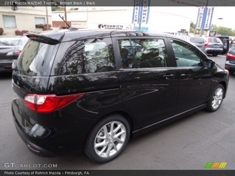 Brilliant Black / Black 2012 Mazda MAZDA5 Touring
