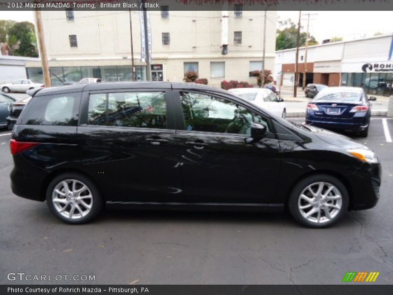Brilliant Black / Black 2012 Mazda MAZDA5 Touring