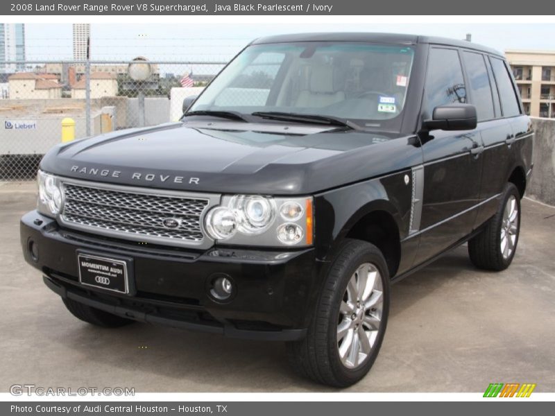 Java Black Pearlescent / Ivory 2008 Land Rover Range Rover V8 Supercharged