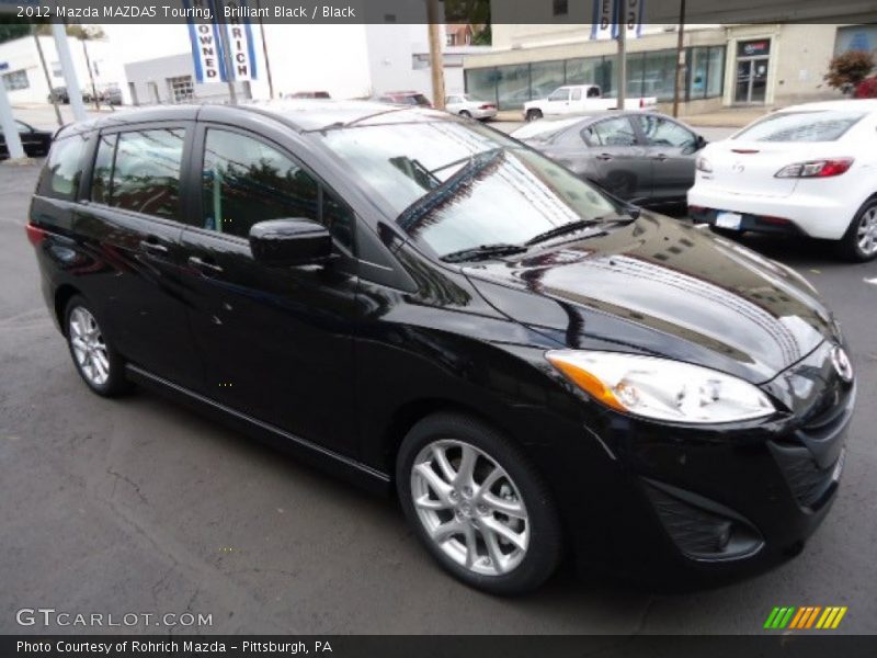 Brilliant Black / Black 2012 Mazda MAZDA5 Touring