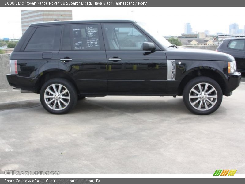Java Black Pearlescent / Ivory 2008 Land Rover Range Rover V8 Supercharged