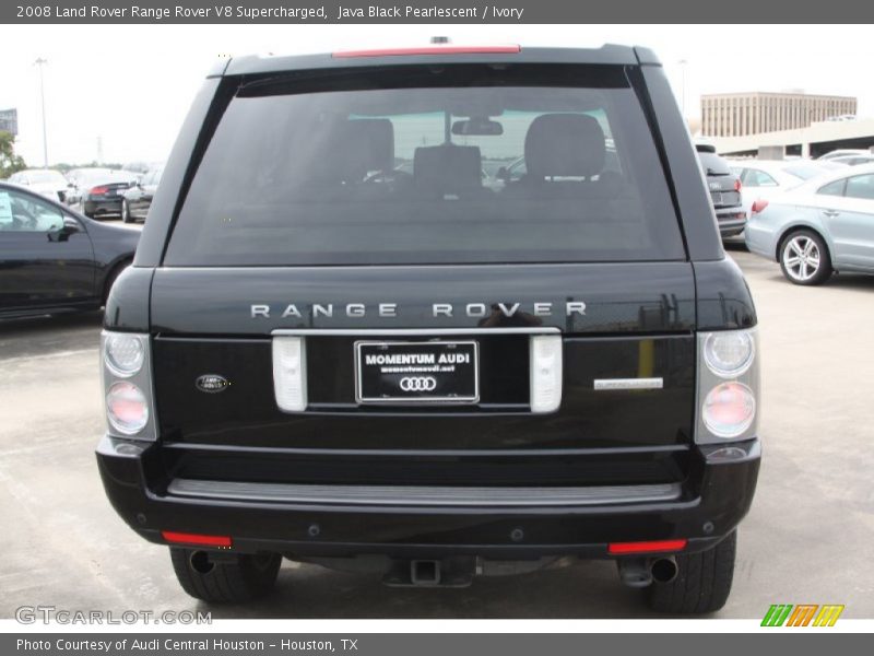 Java Black Pearlescent / Ivory 2008 Land Rover Range Rover V8 Supercharged