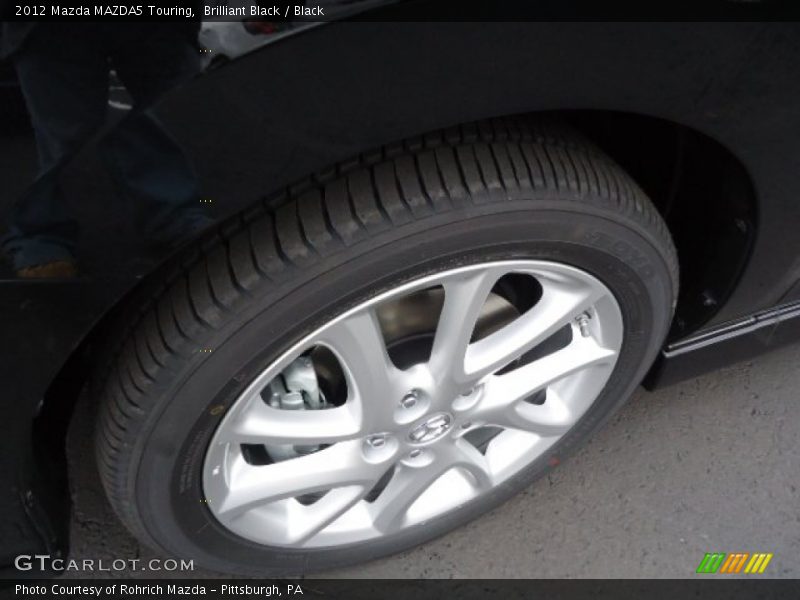Brilliant Black / Black 2012 Mazda MAZDA5 Touring