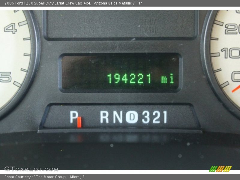 Arizona Beige Metallic / Tan 2006 Ford F250 Super Duty Lariat Crew Cab 4x4