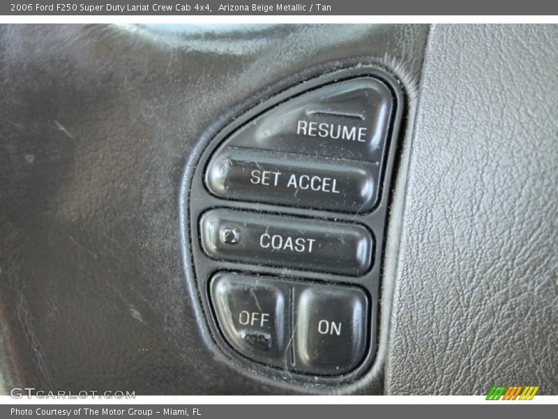 Arizona Beige Metallic / Tan 2006 Ford F250 Super Duty Lariat Crew Cab 4x4