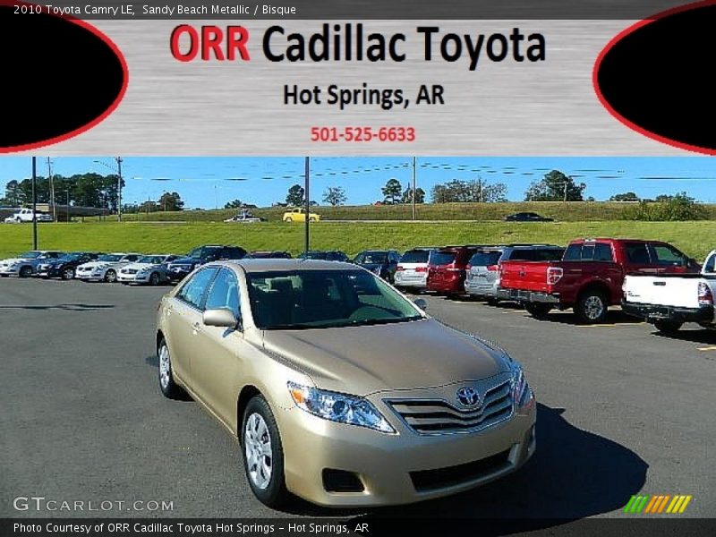 Sandy Beach Metallic / Bisque 2010 Toyota Camry LE