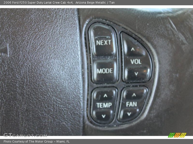 Arizona Beige Metallic / Tan 2006 Ford F250 Super Duty Lariat Crew Cab 4x4