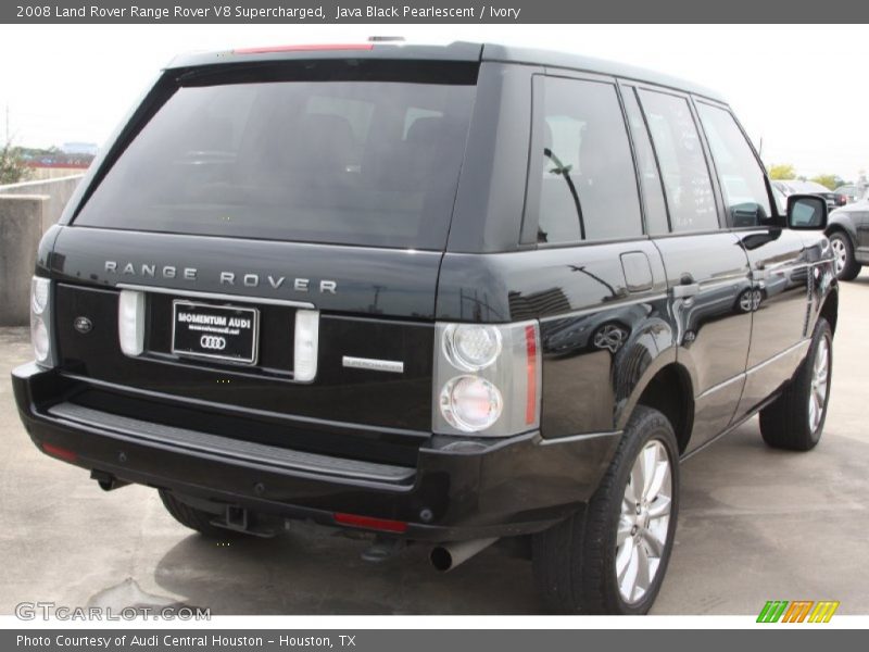 Java Black Pearlescent / Ivory 2008 Land Rover Range Rover V8 Supercharged