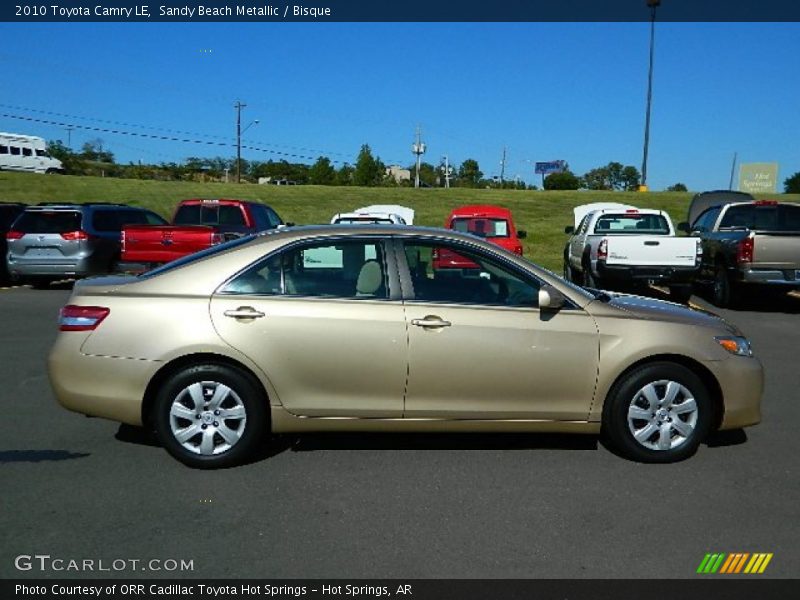 Sandy Beach Metallic / Bisque 2010 Toyota Camry LE