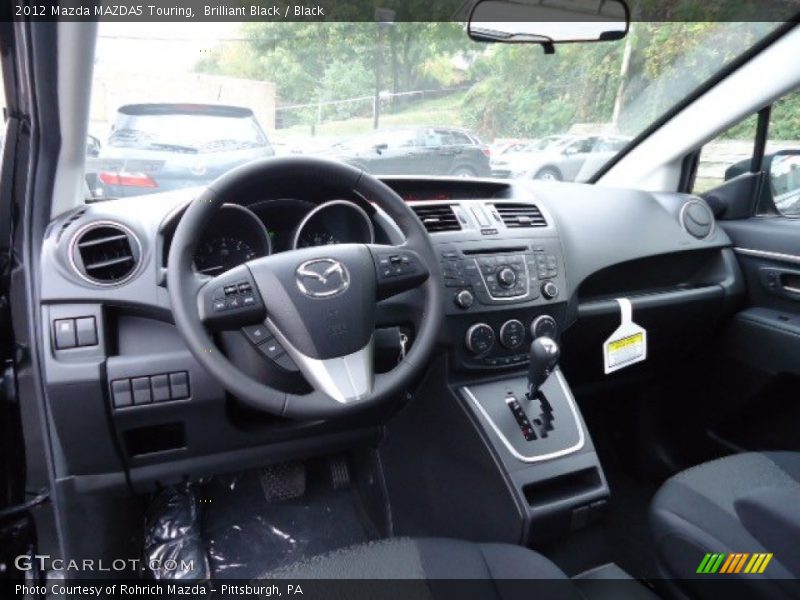 Black Interior - 2012 MAZDA5 Touring 