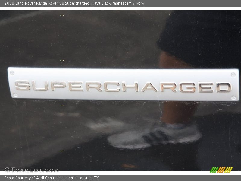 Java Black Pearlescent / Ivory 2008 Land Rover Range Rover V8 Supercharged