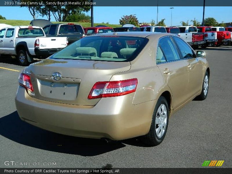 Sandy Beach Metallic / Bisque 2010 Toyota Camry LE