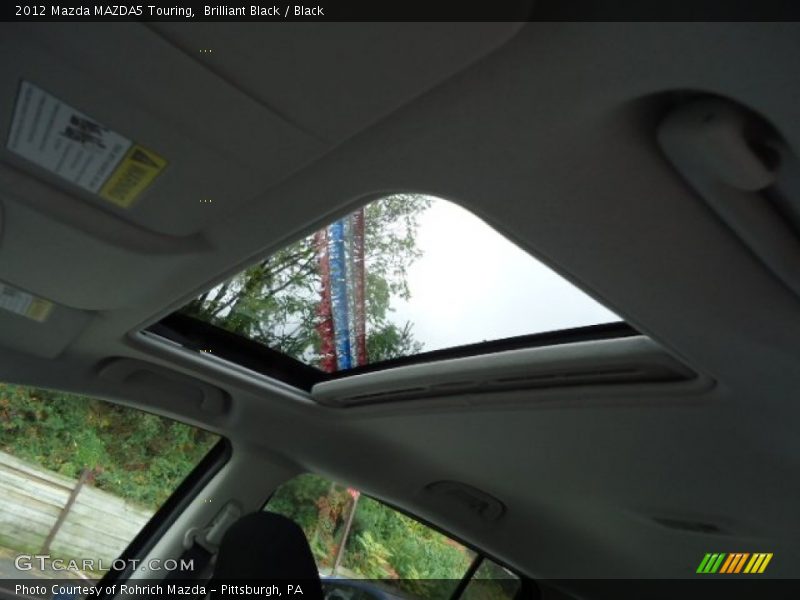 Brilliant Black / Black 2012 Mazda MAZDA5 Touring