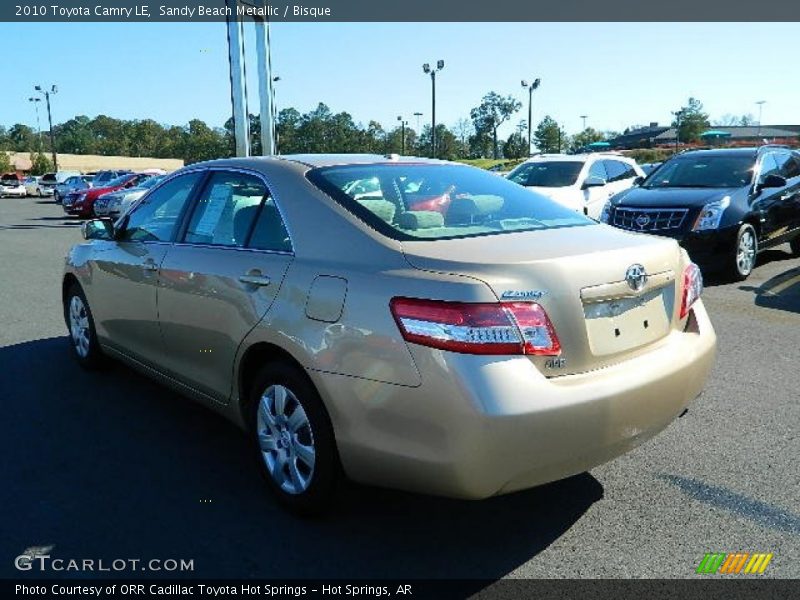 Sandy Beach Metallic / Bisque 2010 Toyota Camry LE